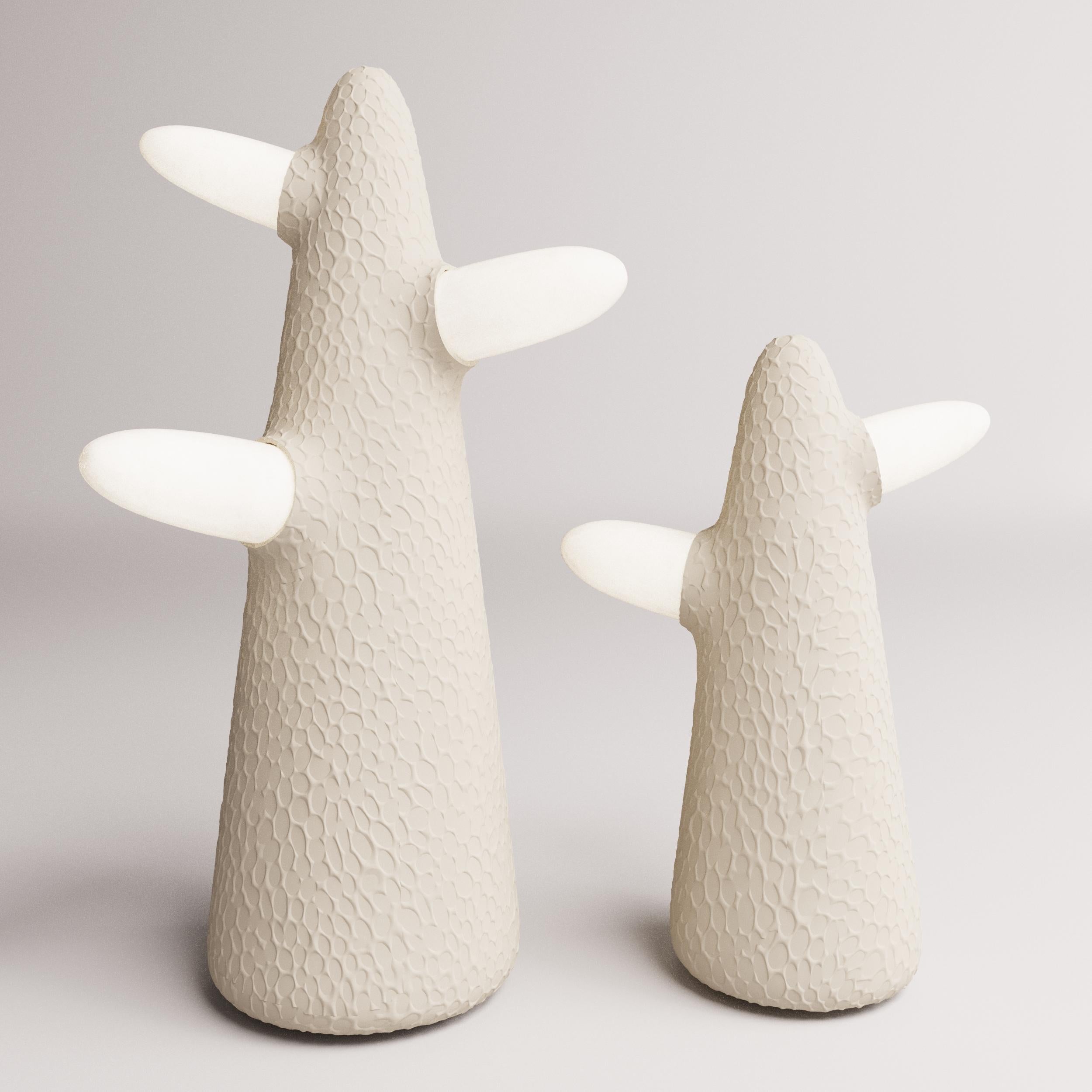 Organic Modern Grun’ Floor Lamp by Faina For Sale