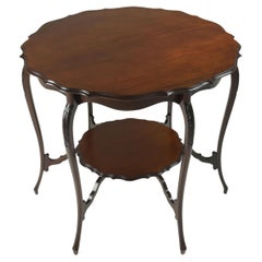 Gründerzeit English Coffee Table / Side Table in Mahogany, 1900