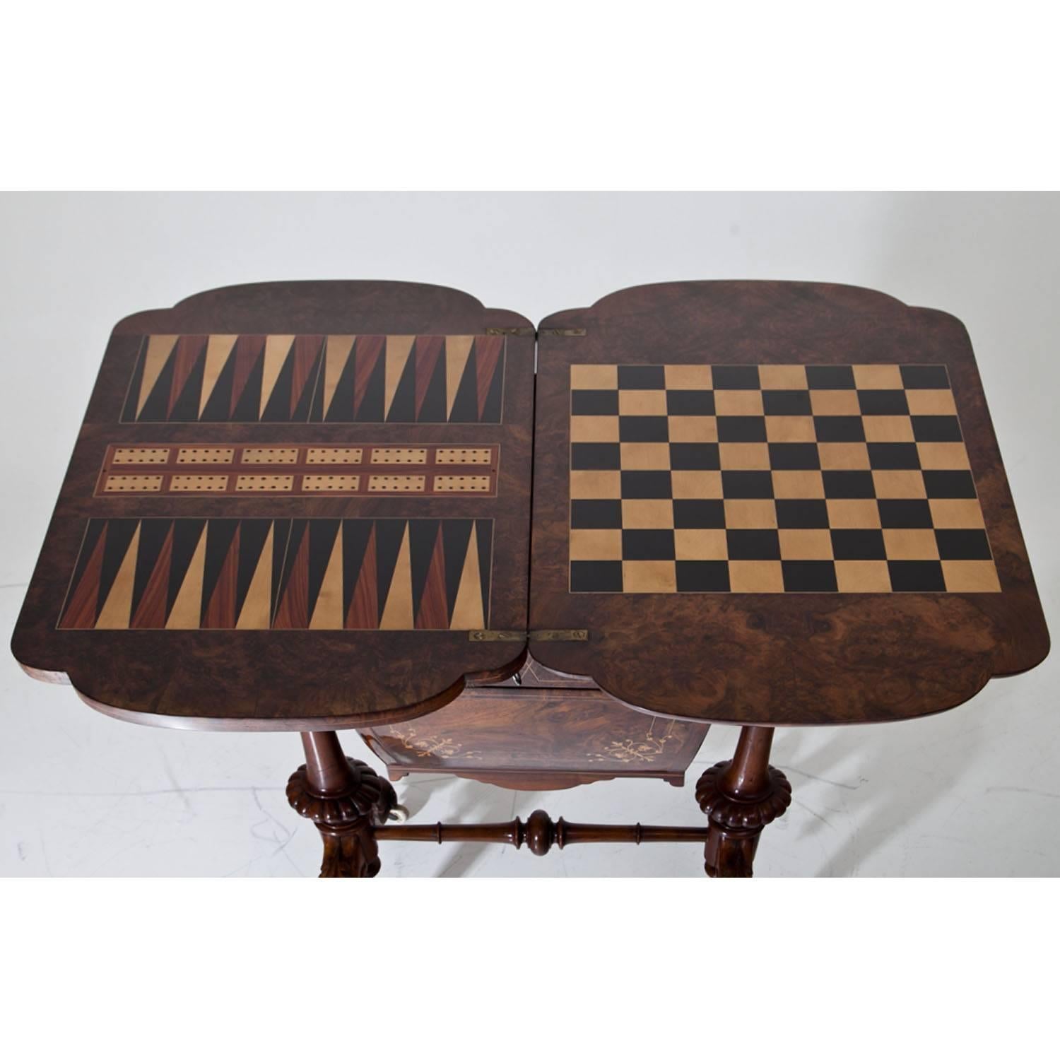 Late 19th Century Gründerzeit Game Table, circa 1880