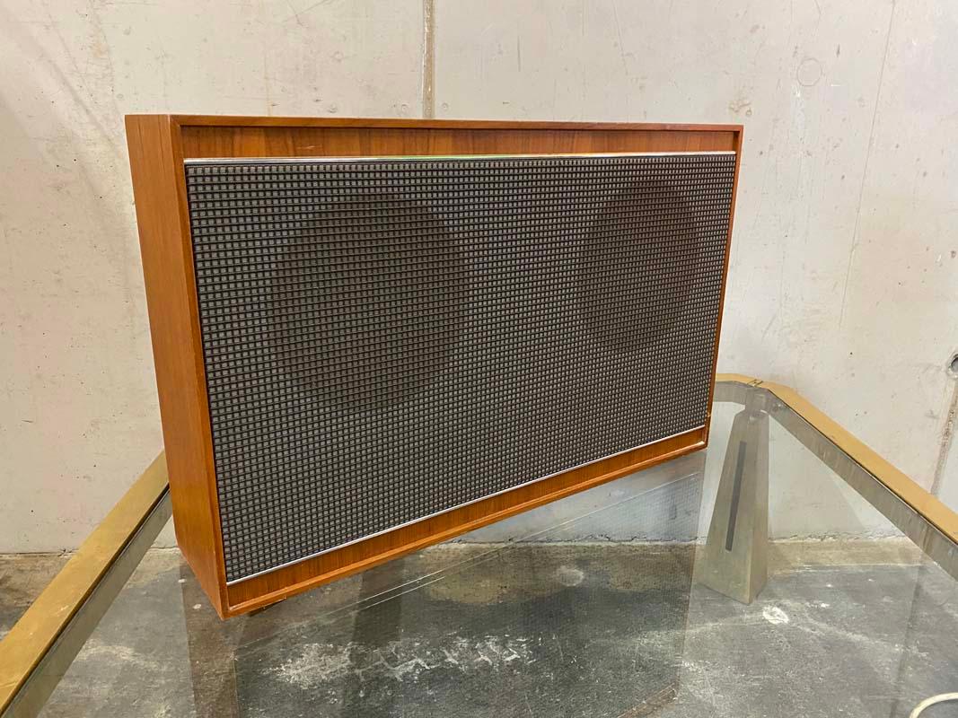 Grundig Cube Speaker Set with Amplifier, 1970s 1