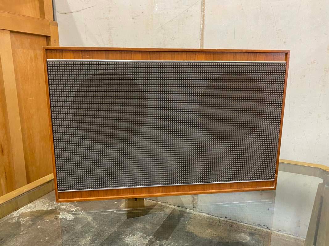 Grundig Cube Speaker Set with Amplifier, 1970s 2