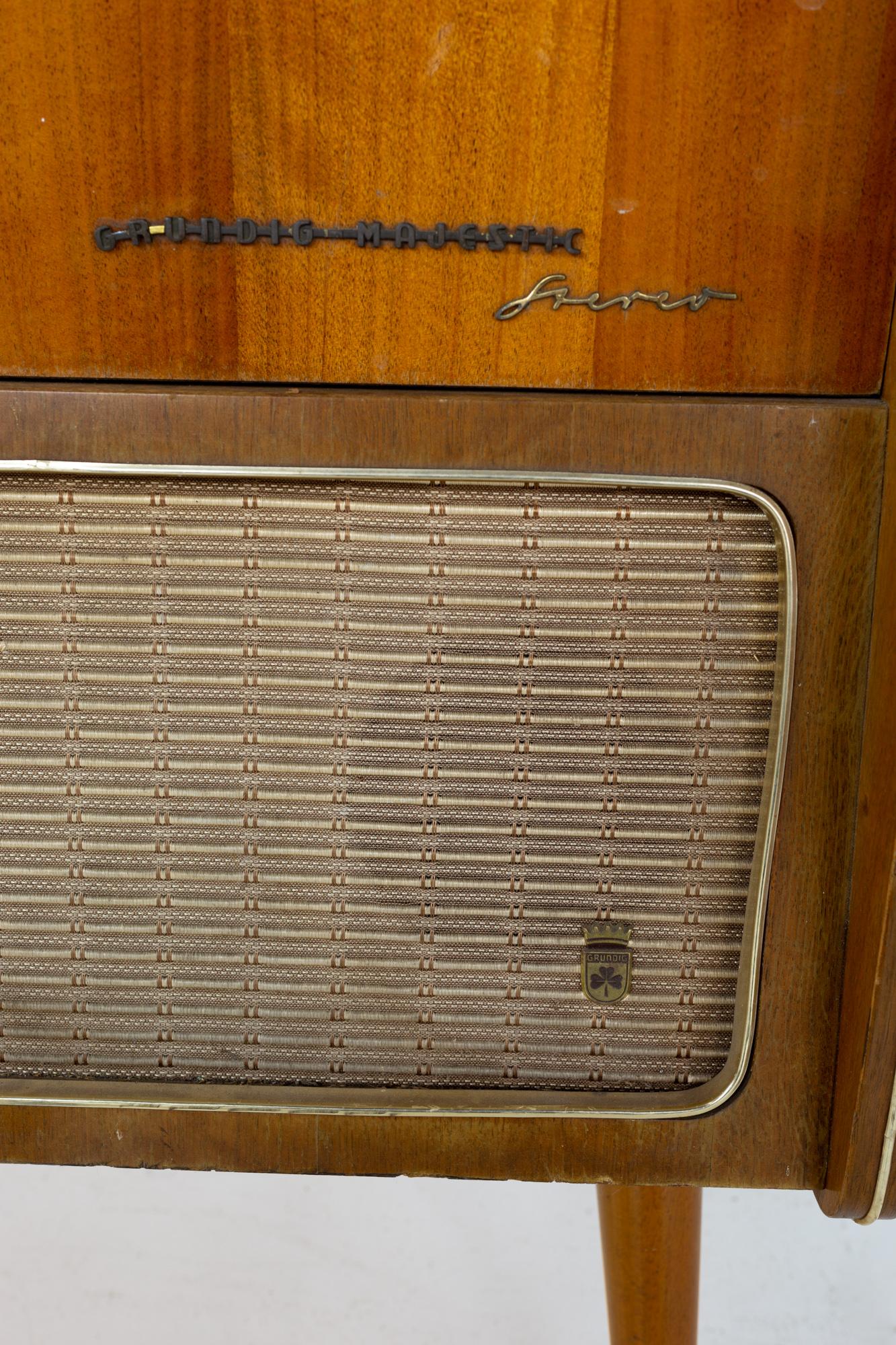 Grundig Mid Century Stereo Record Console 3