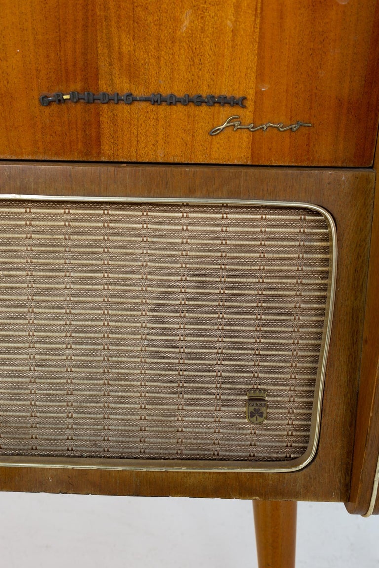 Grundig Mid Century Stereo Record Console 6