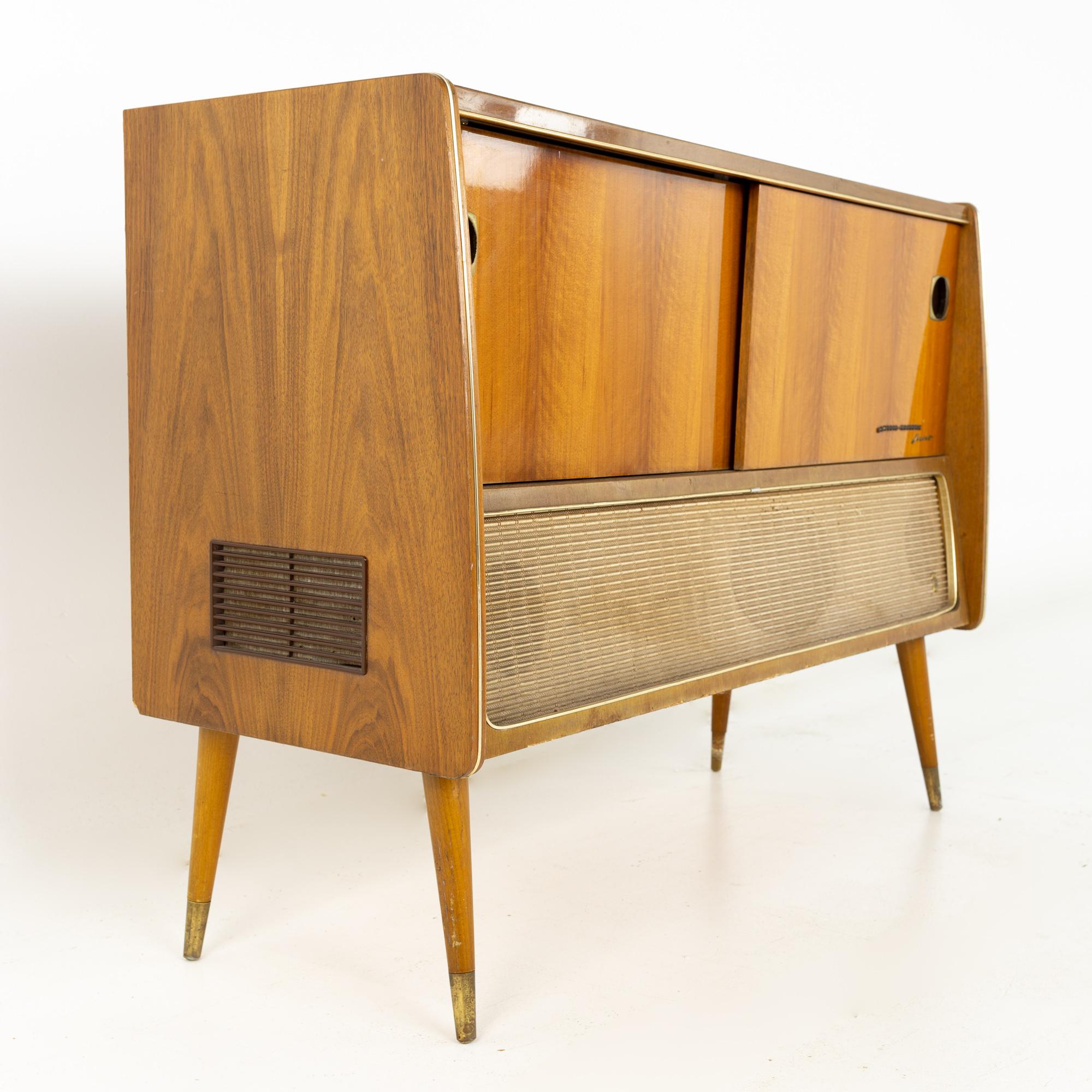 grundig record player cabinet