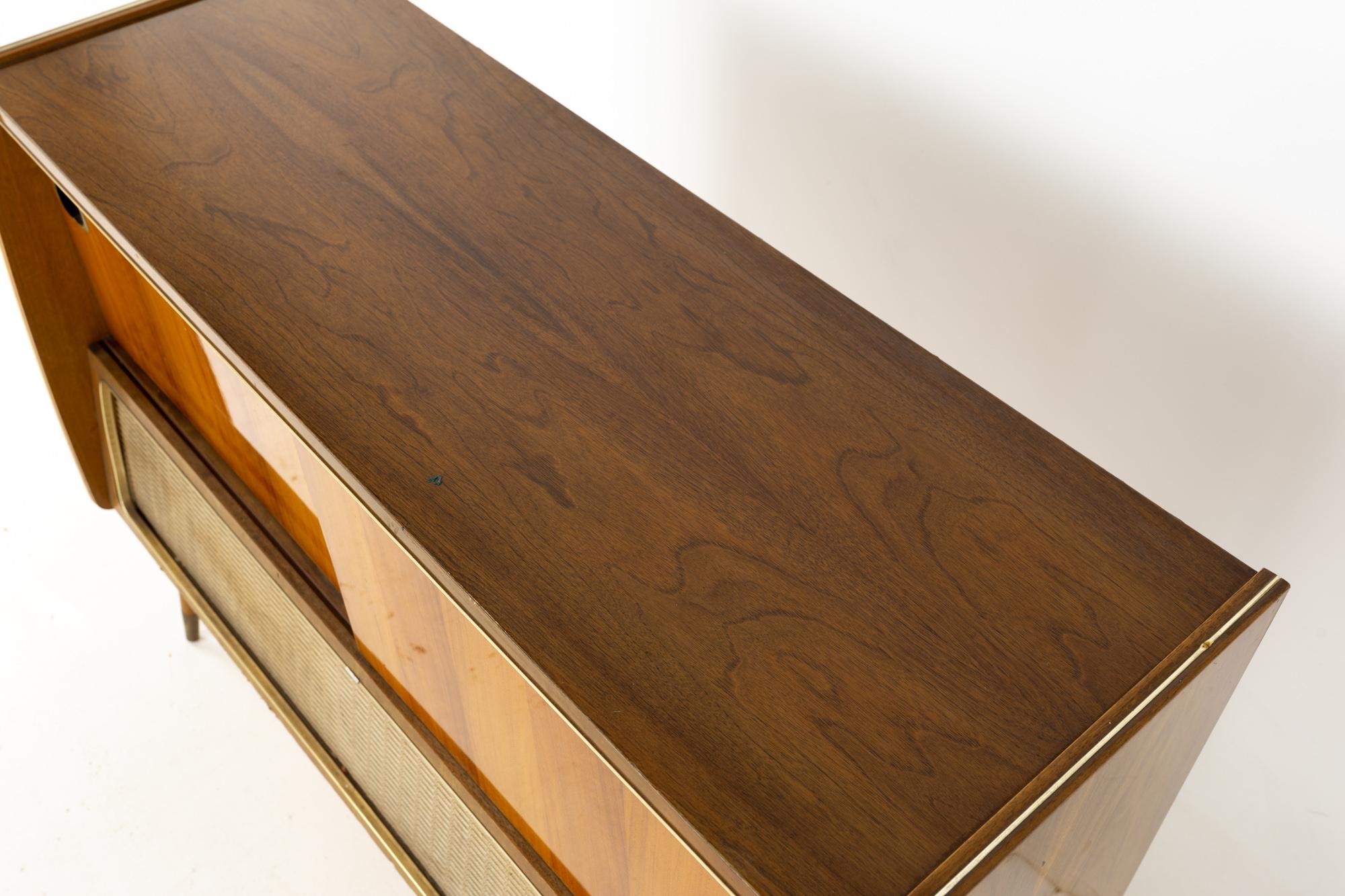 American Grundig Mid Century Stereo Record Console