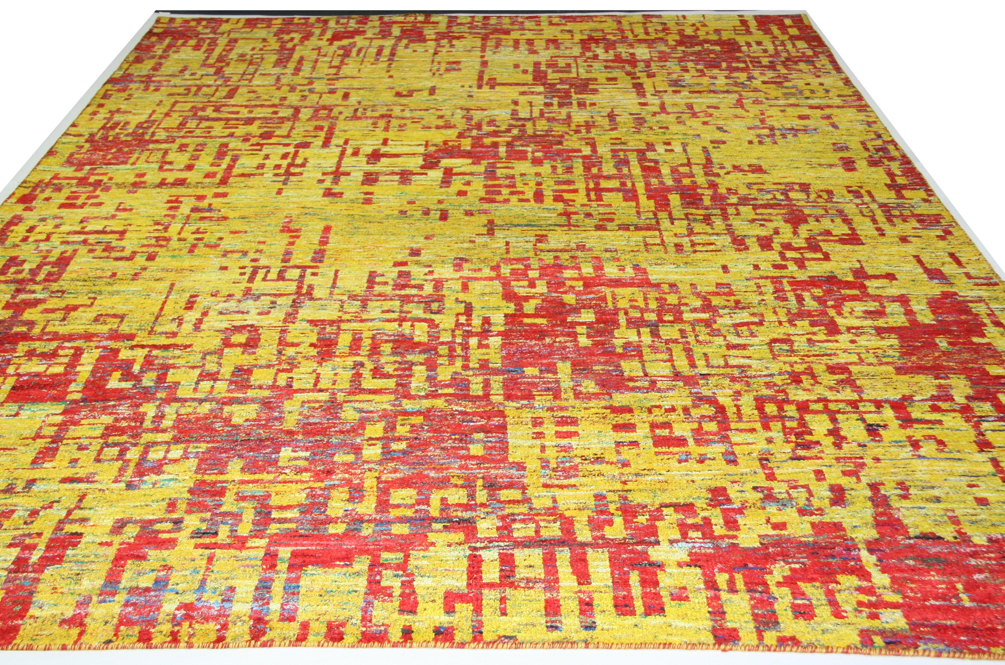 Indiano Tappeto Grunge rosso, dimensioni multiple in vendita