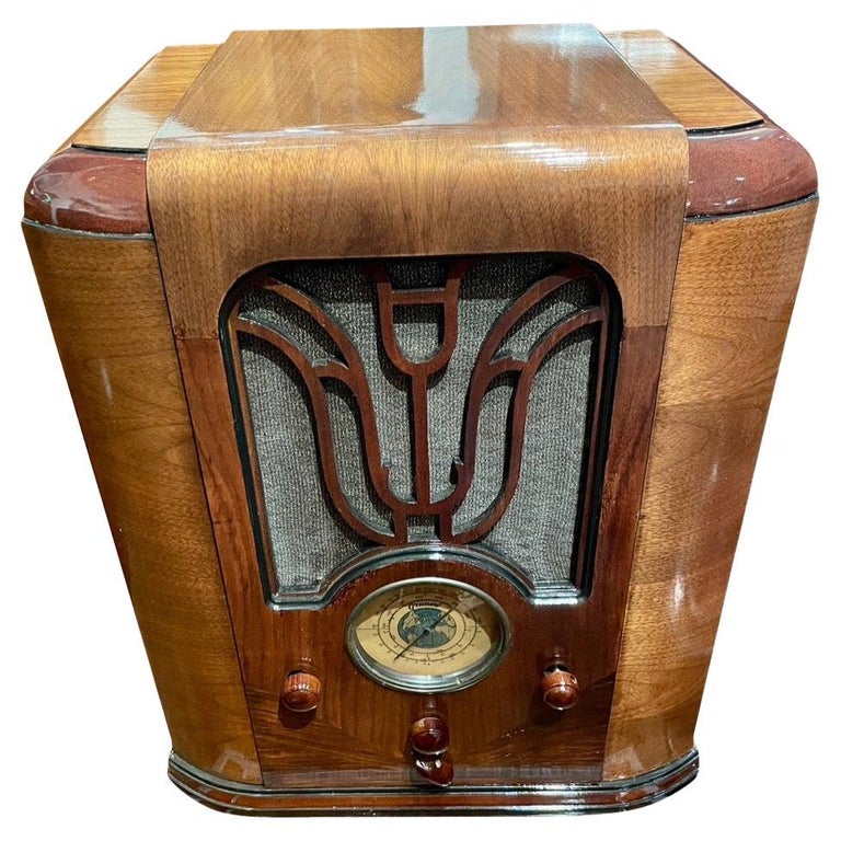 Grunow 750 "World Cruiser" '1935' Tombstone Restored Bluetooth Radio For Sale