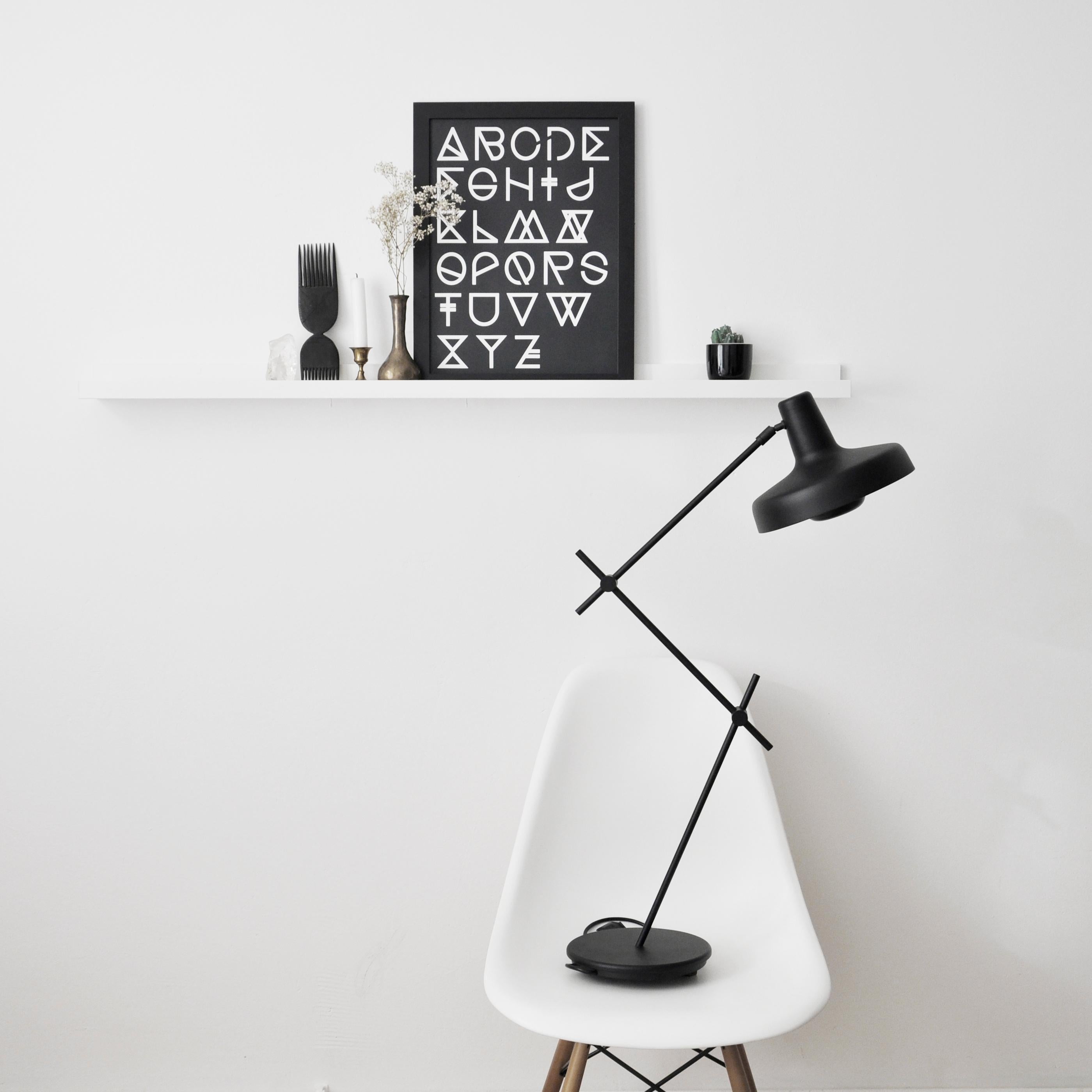 Grupa Arigato Black Table Lamp by Filip Despot, Ivana Pavic & Tihana Taraba For Sale 1