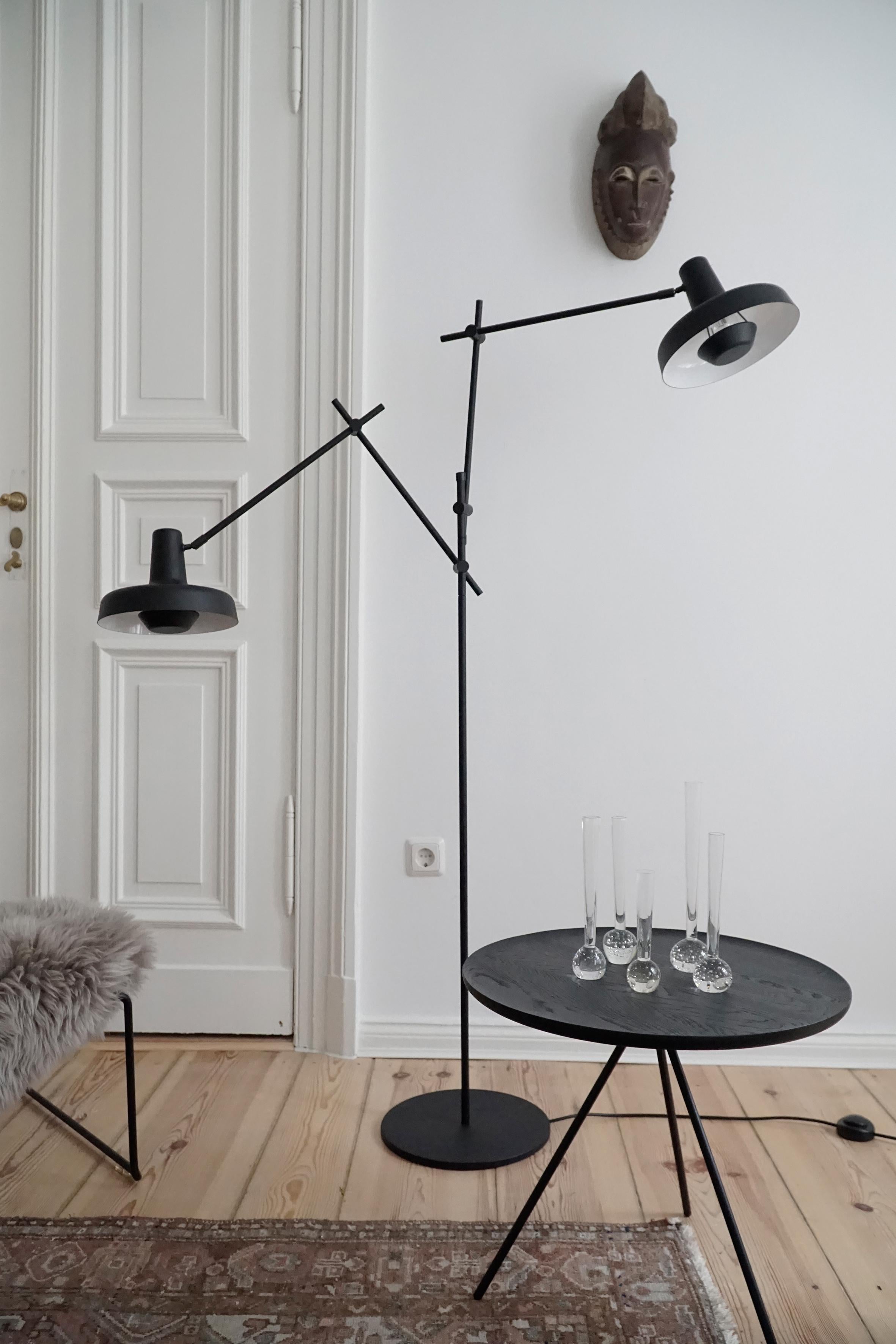 Modern Grupa Arigato Double Black Floor Lamp, Filip Despot, Ivana Pavic & Tihana Taraba For Sale