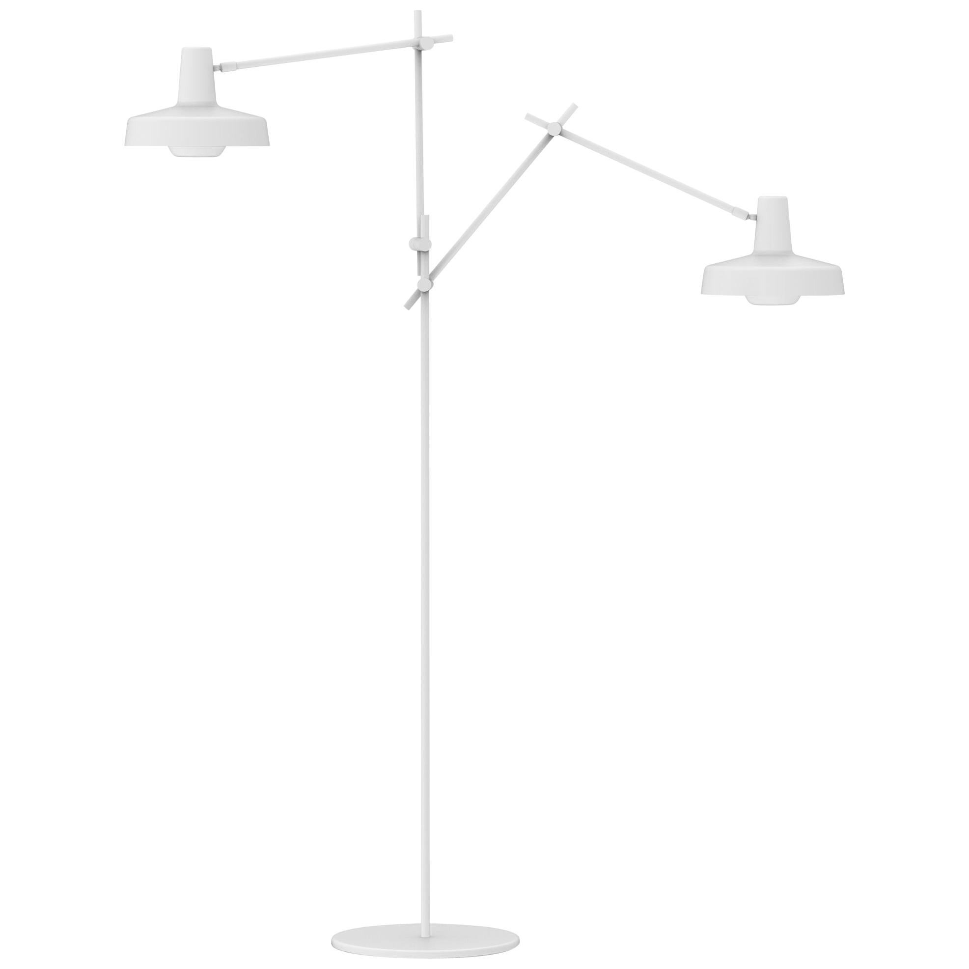 For Sale: White Grupa LED Arigato 2 Light Floor Lamp by Filip Despot, Ivana Pavic, Tihana Taraba