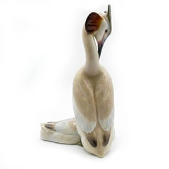 Gruppo con Uccelli Tuffetti di Felice Tosalli Ceramica Lenci Torino Italy 1939