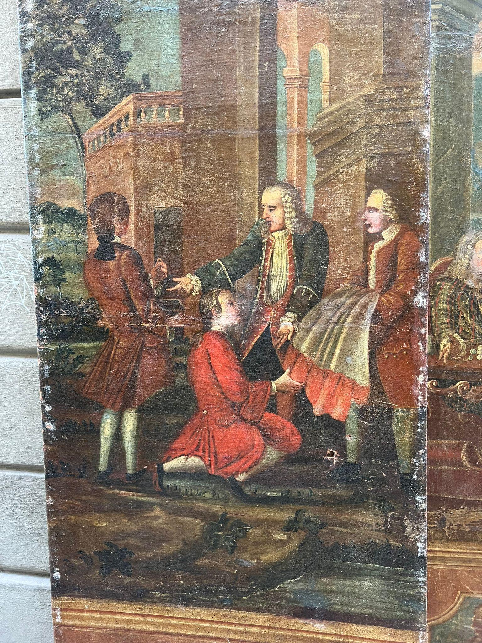 Group of five panels 18th century, Veneto 2
