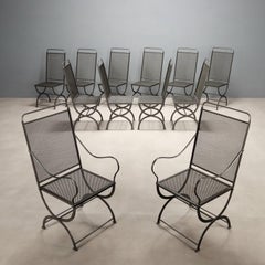 Groupe de douze chaises 'Nonaro' par Luigi Caccia Dominioni pour Azucena 1970-80s