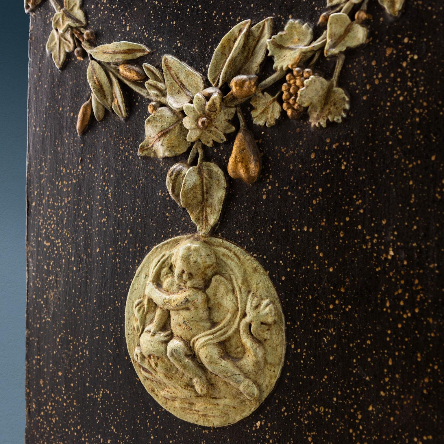 Italian Groupe de quatre vases-colonnes néoclassiques Italie Dernier quart du XVIIIe siècle en vente