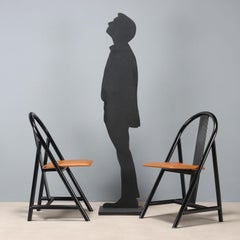 Gruppo di quattro Sedie Mobilgirgi Anni 80