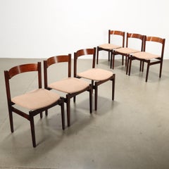 Groupe de six chaises 104 par Gianfranco Frattini pour Cassina 1960s