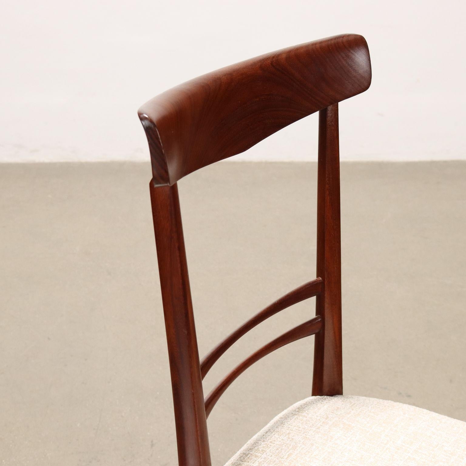 Mid-Century Modern Groupe de six chaises restaurées des années 1950 en vente