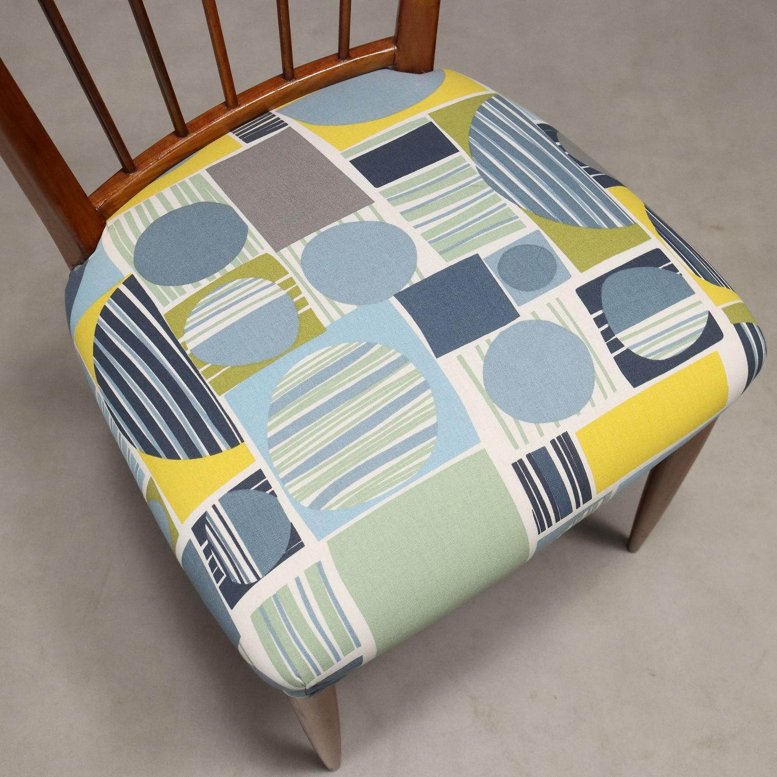 Groupe de six chaises des années 1960 en vente 2