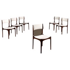 Gruppe von sechs 'Elisabetta'-Stühlen Giuseppe Gibelli für Sormani 1960er Jahre