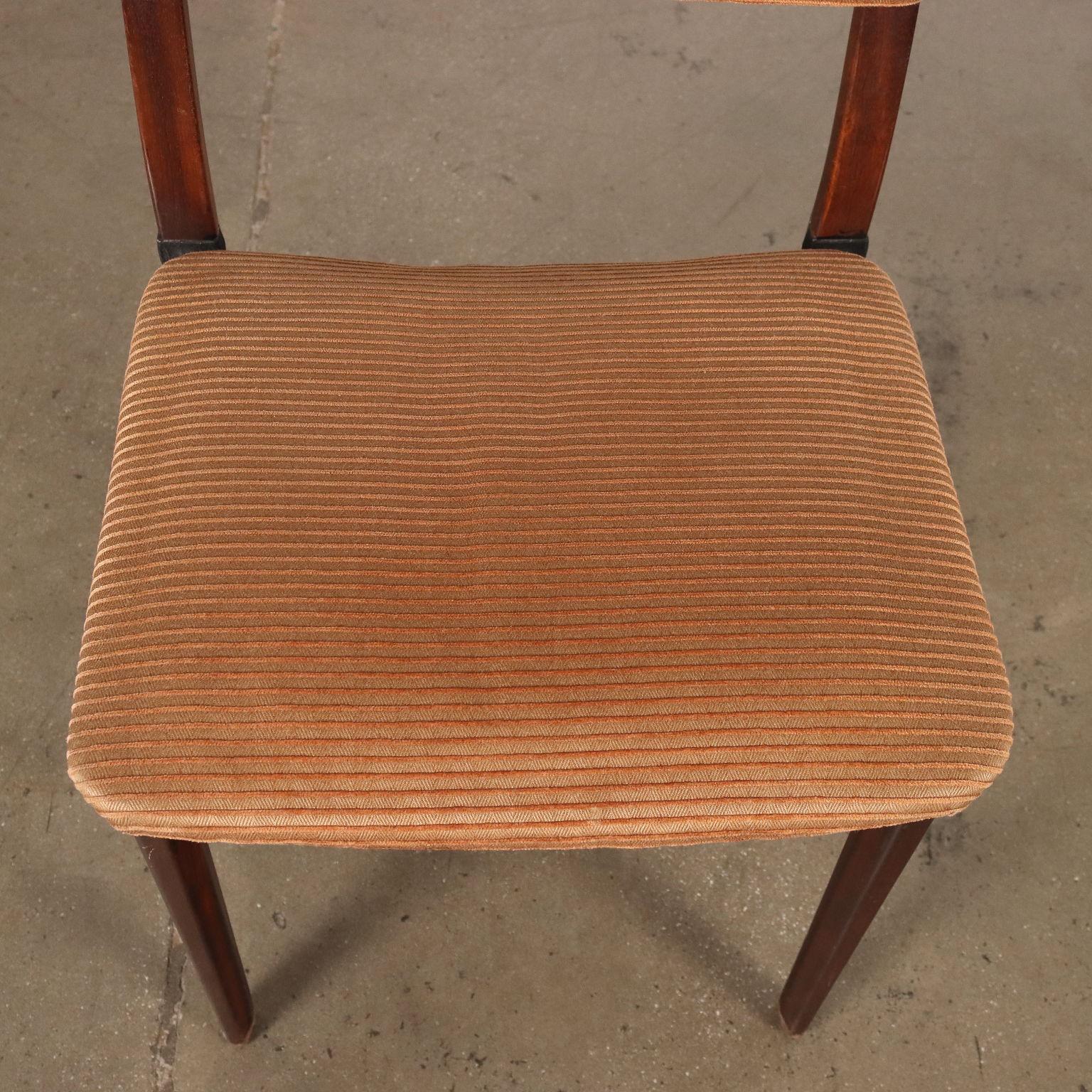 Mid-Century Modern Group of six chairs S82 by Eugenio Gerli for Tecno Anni 60s For Sale