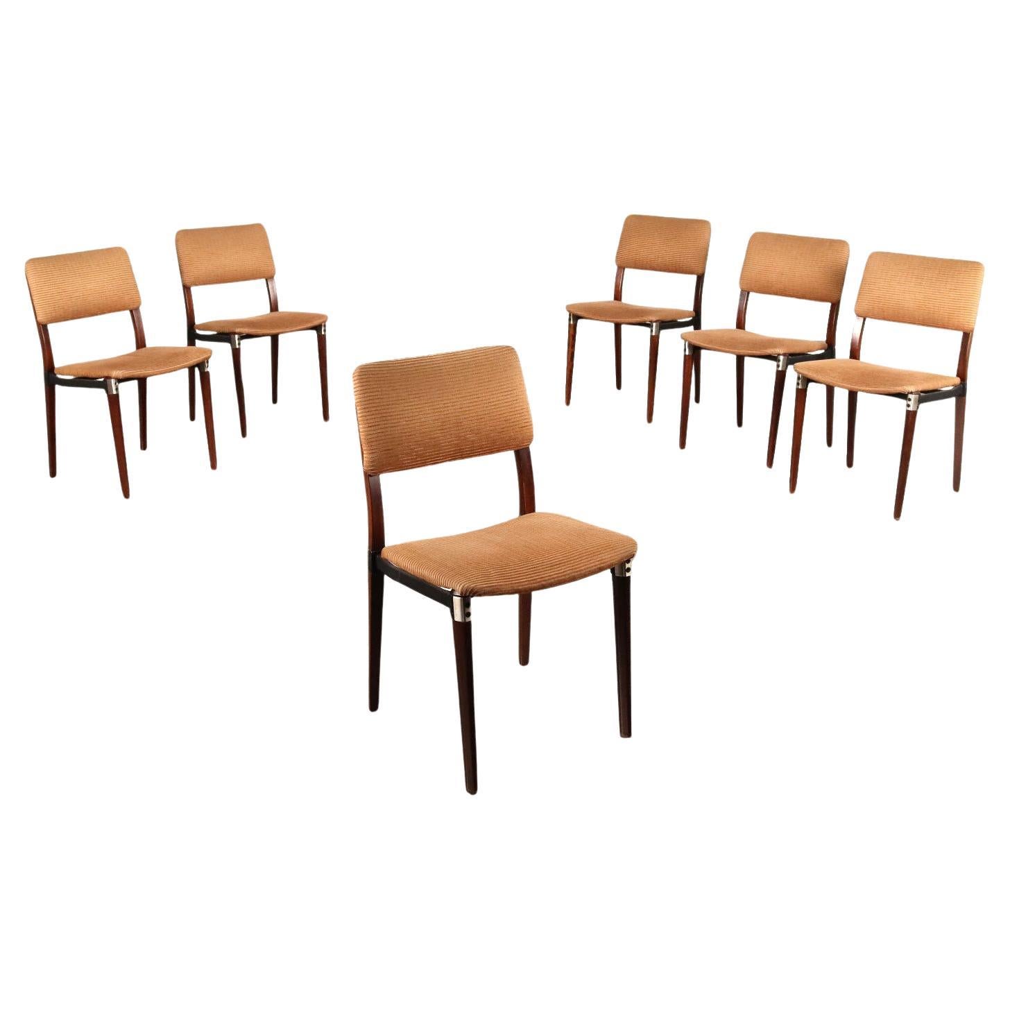 Groupe de six chaises S82 par Eugenio Gerli pour Tecno Anni 60 en vente