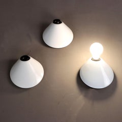 Gruppo  di tre Lampade Gea di Orni Halloween per Artemide Anni 70-80