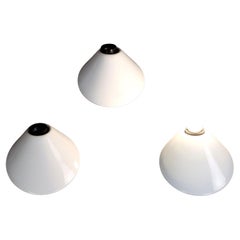 Gruppo  di tre Lampade Gea di Orni Halloween per Artemide Anni 70-80