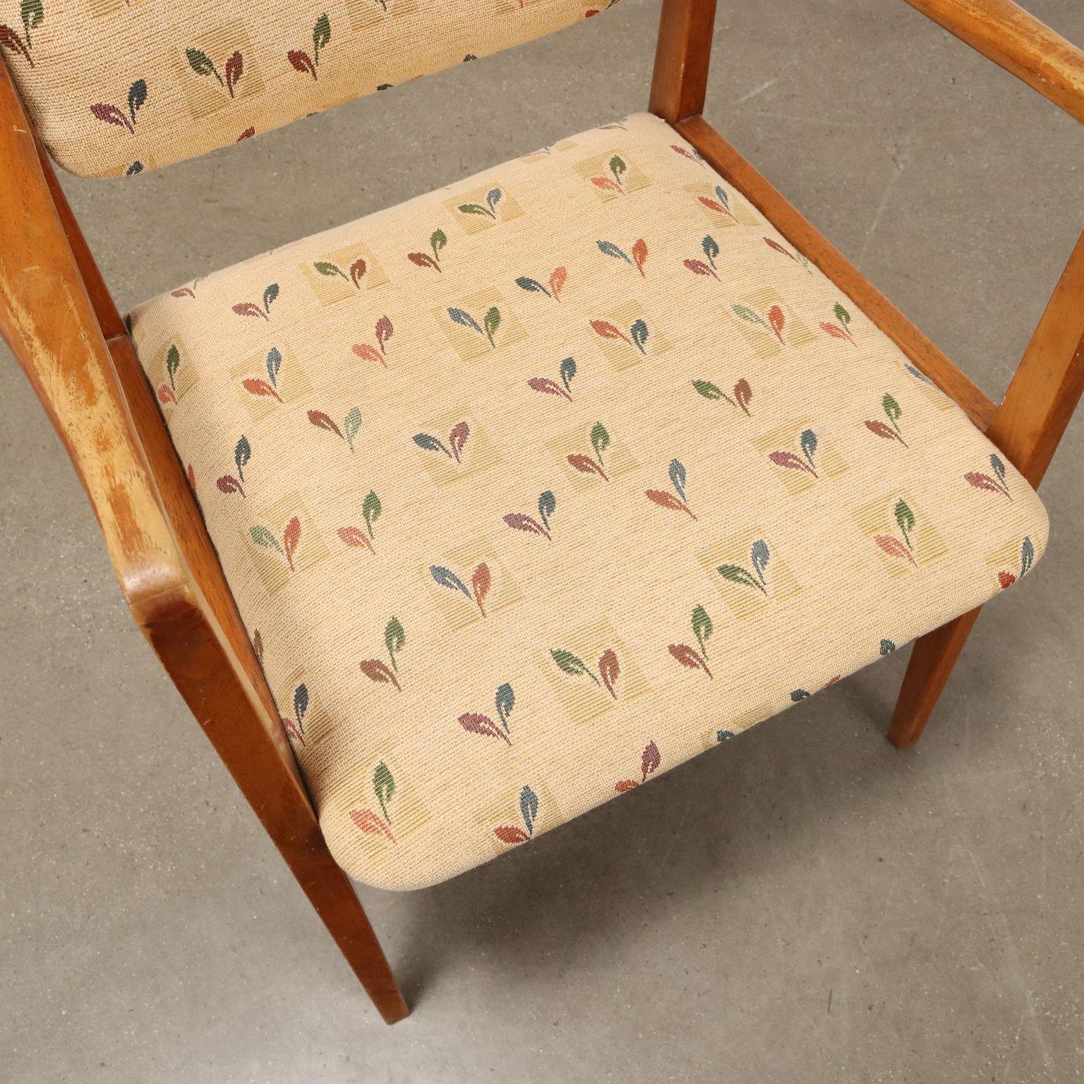 Mid-20th Century Groupe de trois chaises avec accoudoirs 50s-60s en vente