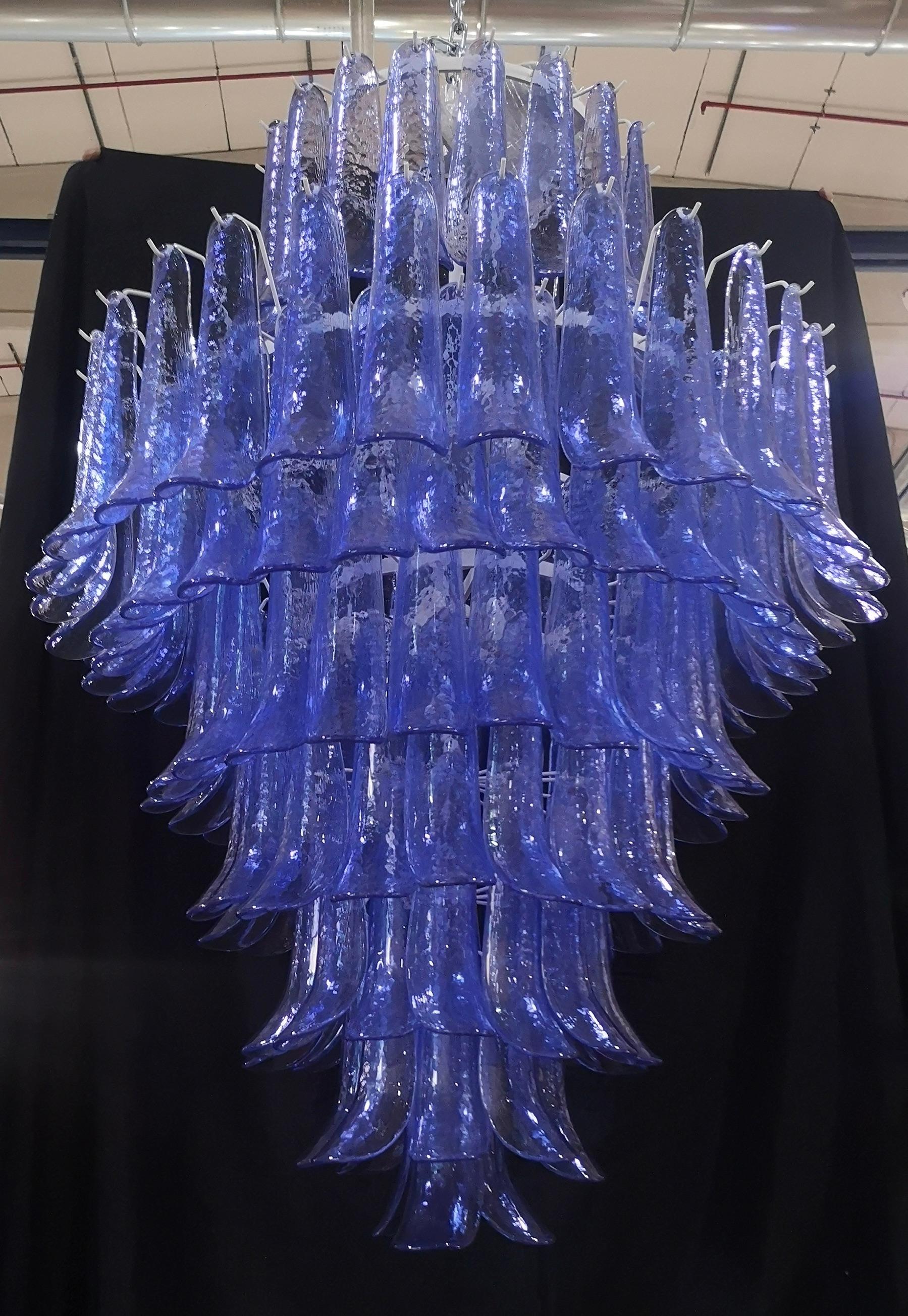 Gruppo Luce made by La Murrina Round Periwinkle Color Chandelier, 2020 For Sale 3