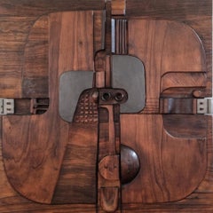 GRUPPO NP2 - NERONE e PATUZZI  Sculptural panel 1972