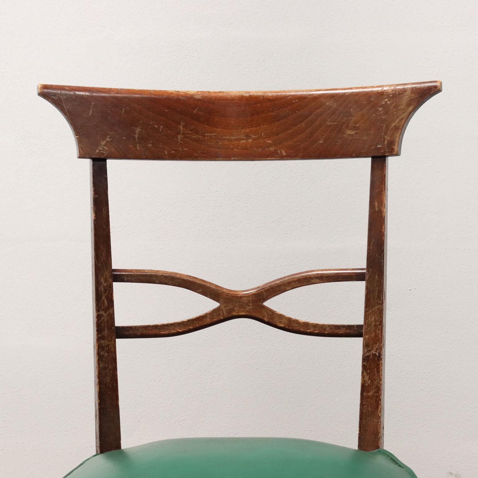 Mid-Century Modern Groupe de six chaises 1950 en vente