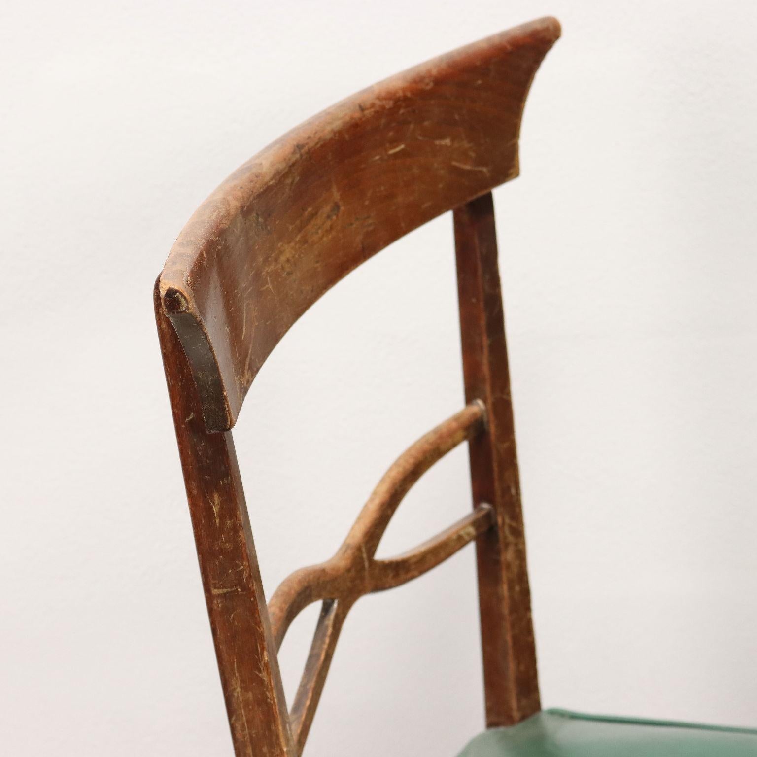 Italian Groupe de six chaises 1950 en vente