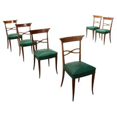 Gruppe von sechs Stühlen 1950er Jahre