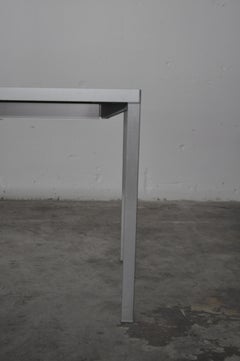 Bagutta aluminium table and chairs group by Opera Design for Ycami, Italy