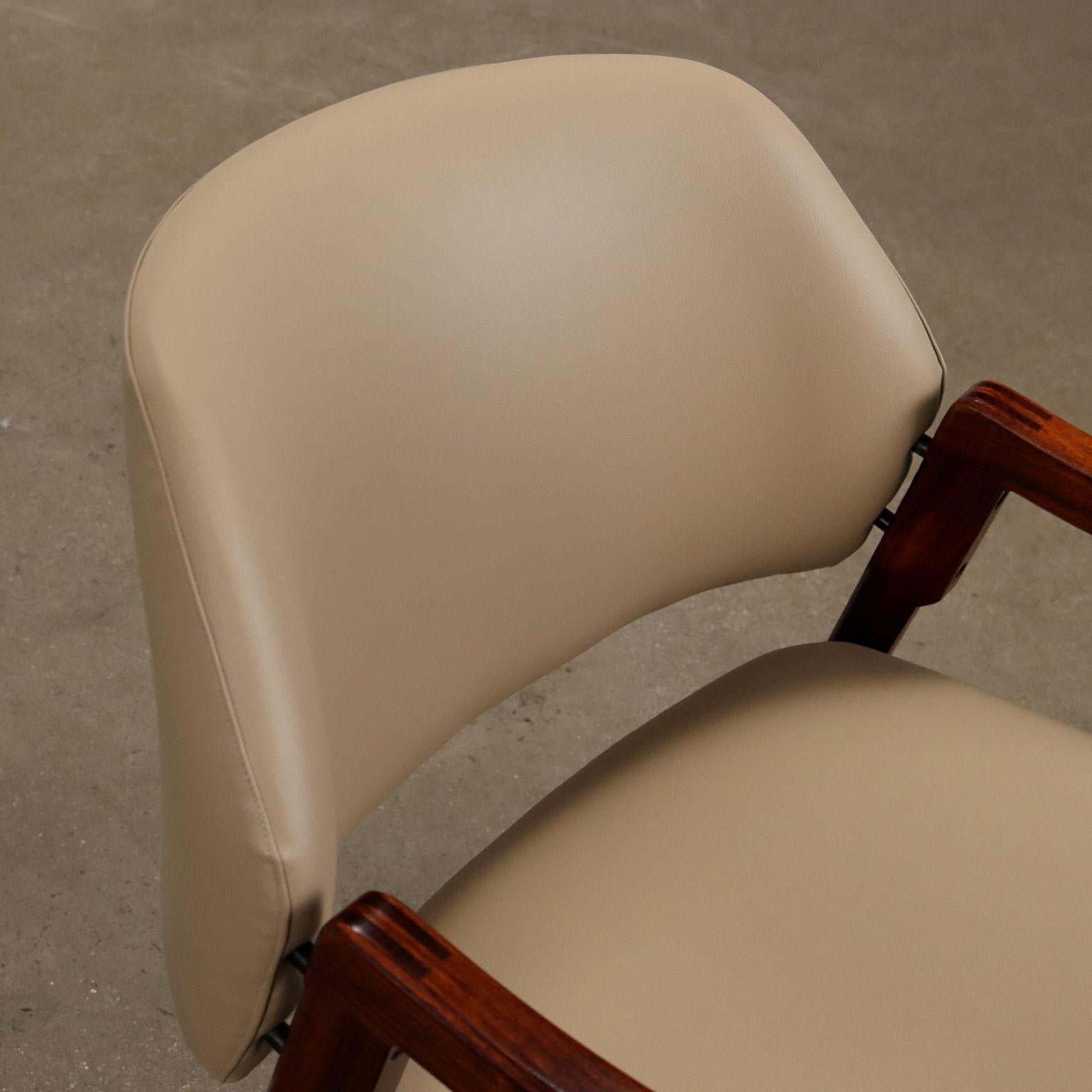 Mid-Century Modern Group of three Chairs 814 by Ico and Luisa Parisi for Cassina Anni 60