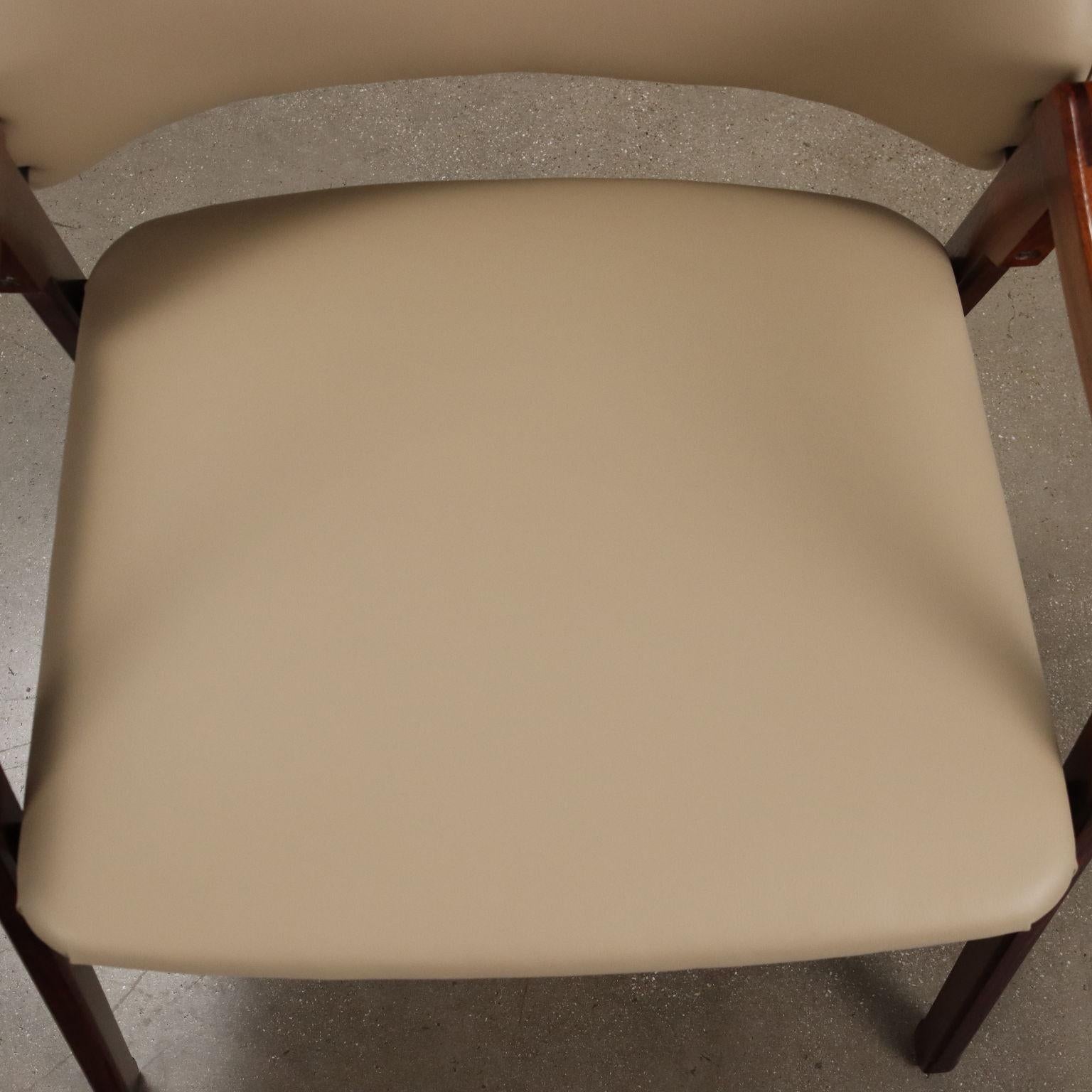 Italian Group of three Chairs 814 by Ico and Luisa Parisi for Cassina Anni 60