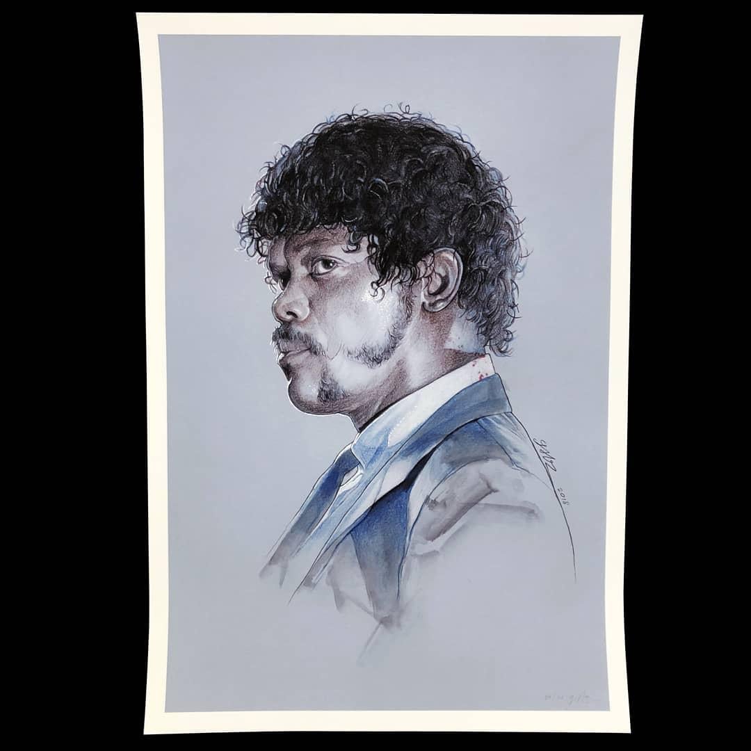 Grzegorz Domaradzki - Conjunto Pulp Fiction - Pósters de películas de cine contemporáneo en venta 5