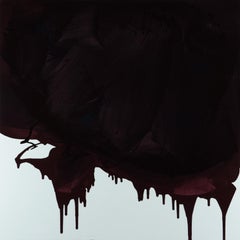 Brown - Series Blobs - Peinture à l'huile contemporaine, peinture d'expressionnisme moderne
