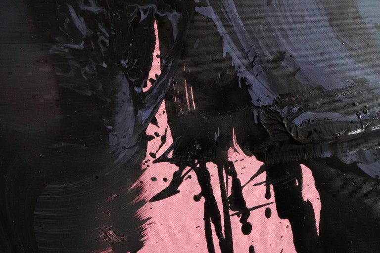 Grzegorz Radecki - On The Pink 1 - Series Blobs - Contemporary Oil ...