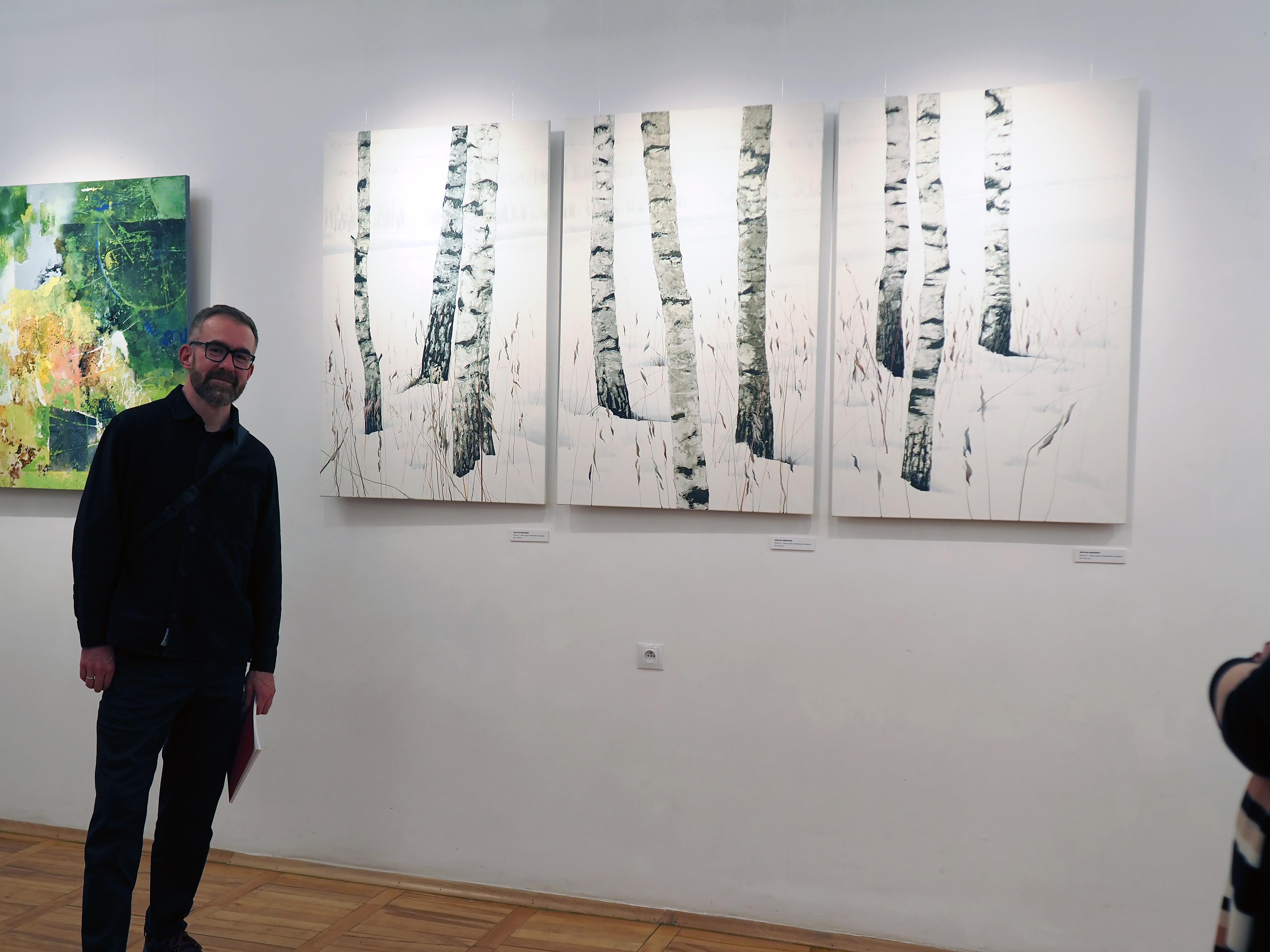 BIRCHES -  Part 2,  Contemporary Atmospheric  Landscape, Modern Painting For Sale 8