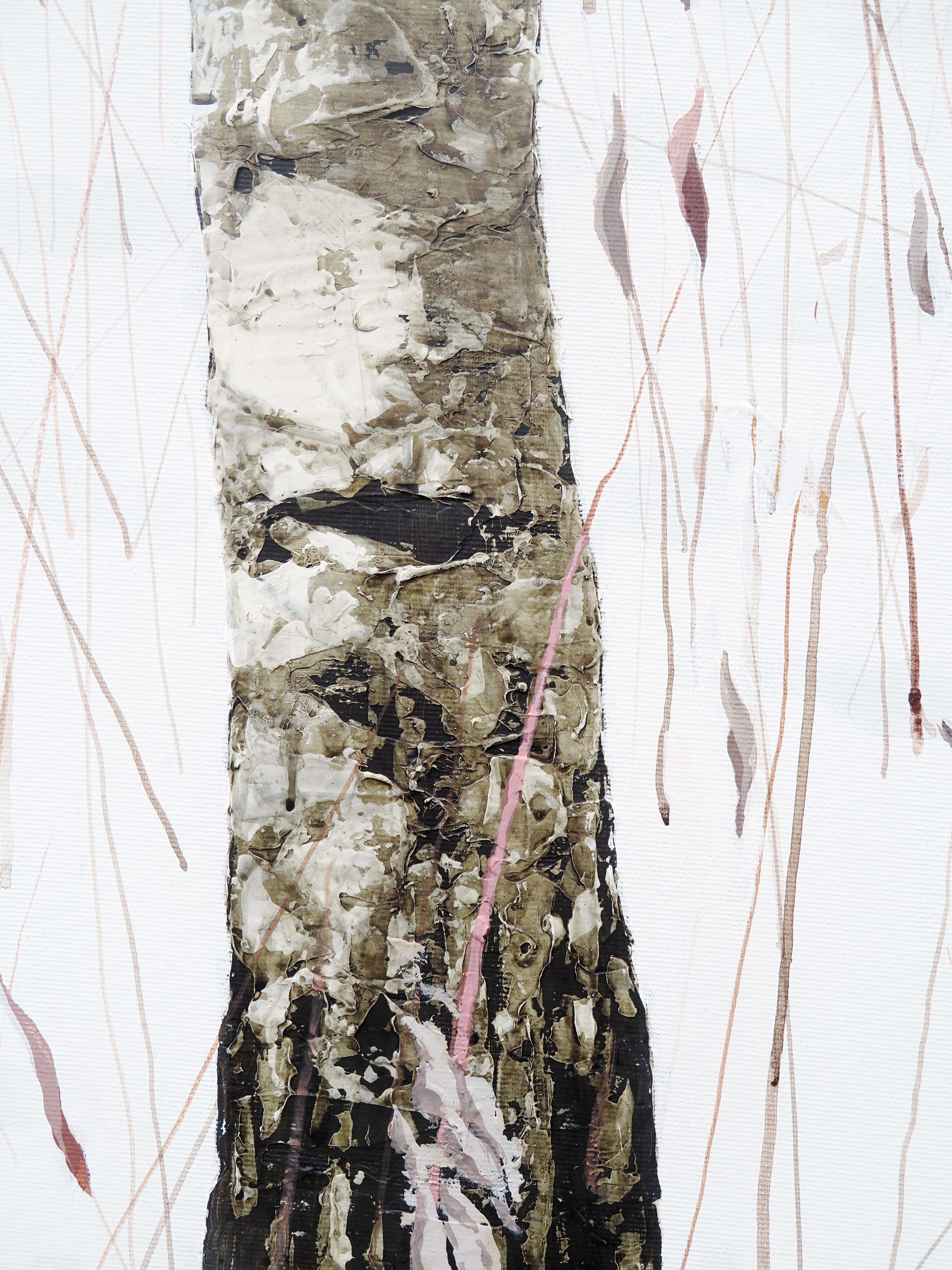 BIRCHES -  Part 2,  Contemporary Atmospheric  Landscape, Modern Painting For Sale 1