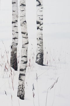 BIRKEN -  Part One,  Contemporary Atmosphärisch  Landschaft, modernes Gemälde