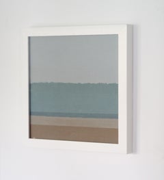 Little Landscape 01 - Modern Abstract Landscape, Nature Painting, Framed