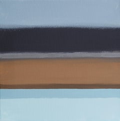 Kleine Landschaft 08 – Moderne abstrakte Landschaft, Naturgemälde, gerahmt