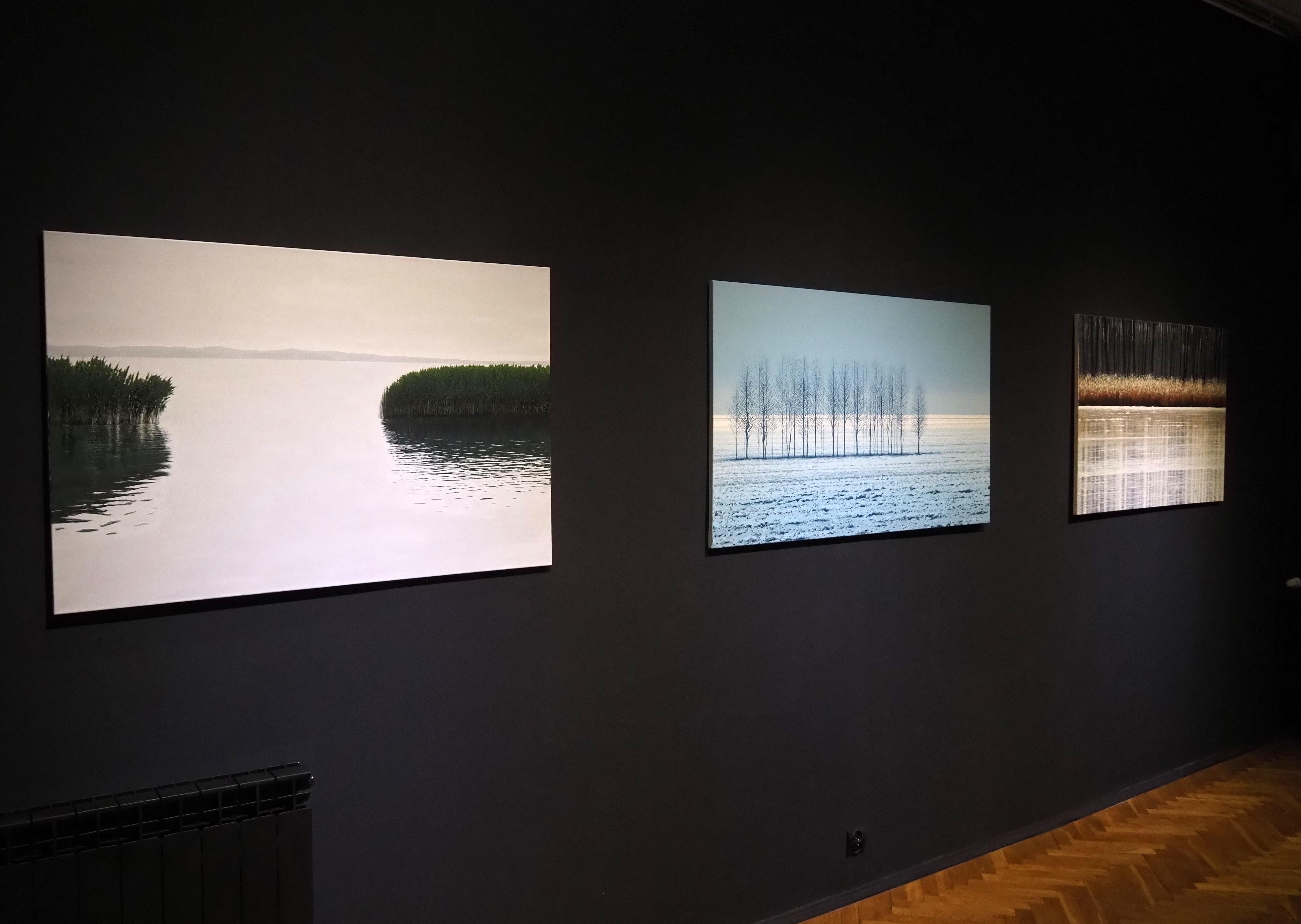 REFLECTIONS 1 - Contemporary Atmospheric Landscape,  Moderne Seelandschaftsmalerei im Angebot 4