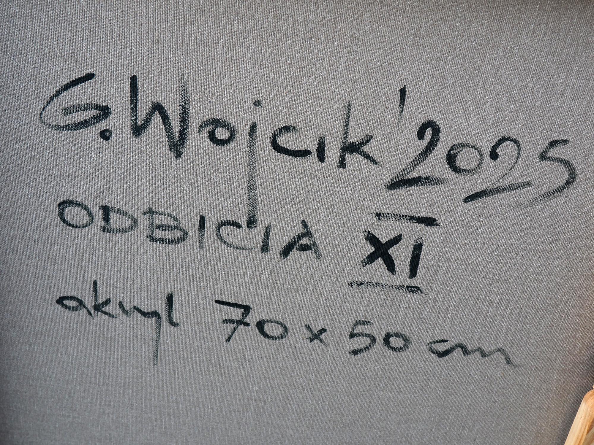 REFLECTIONS XI - Contemporary Atmospheric Lake Landscape For Sale 6