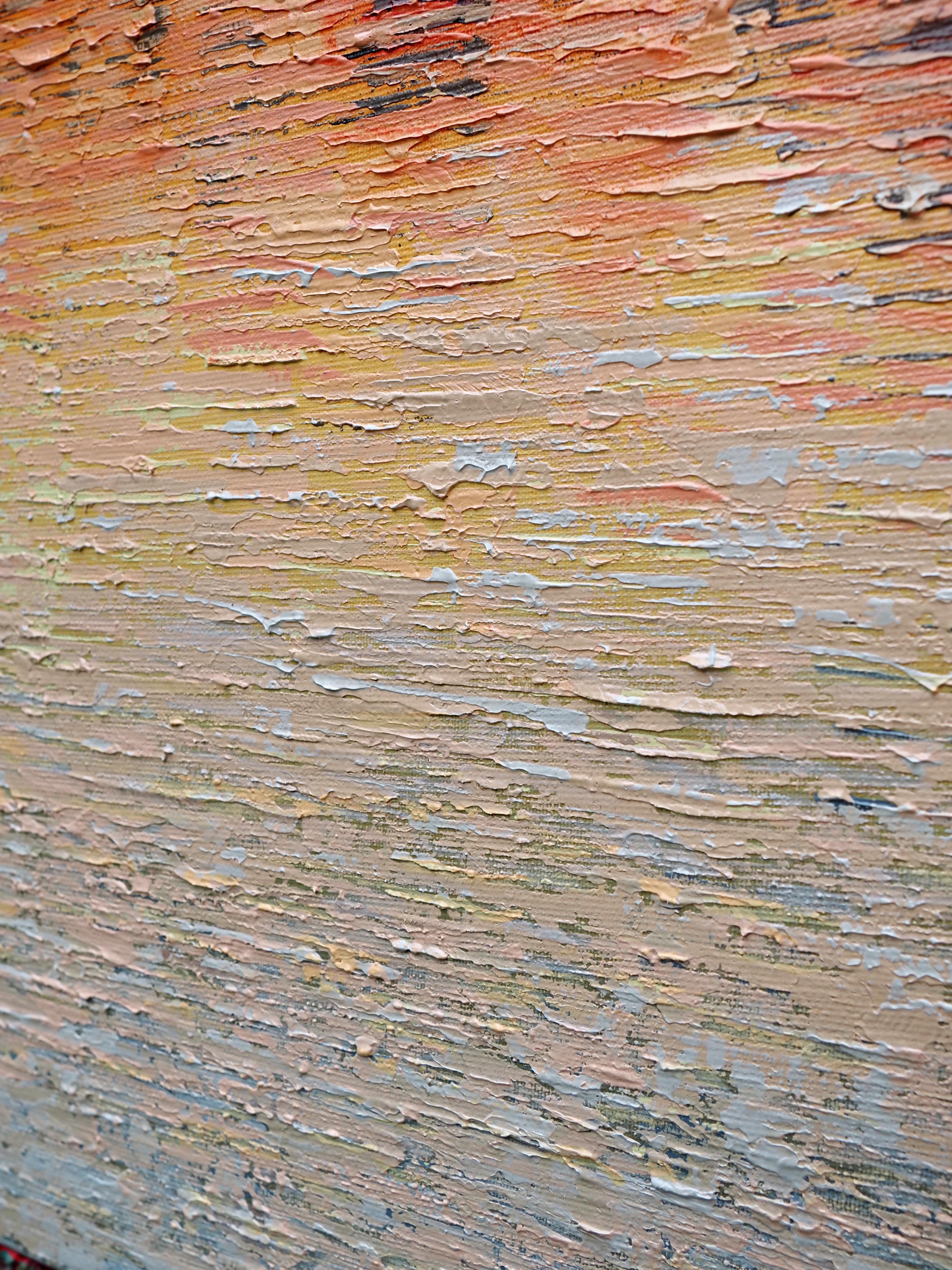 SAN I - Paysage d'ambiance moderne et contemporain - Contemporain Painting par Grzegorz Wójcik