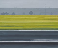 The Road I - Contemporary Atmospheric Landscape,  Modern Nature Painting