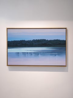 Vistula River V - Contemporary Atmospheric Landscape,  Modern Nature Painting