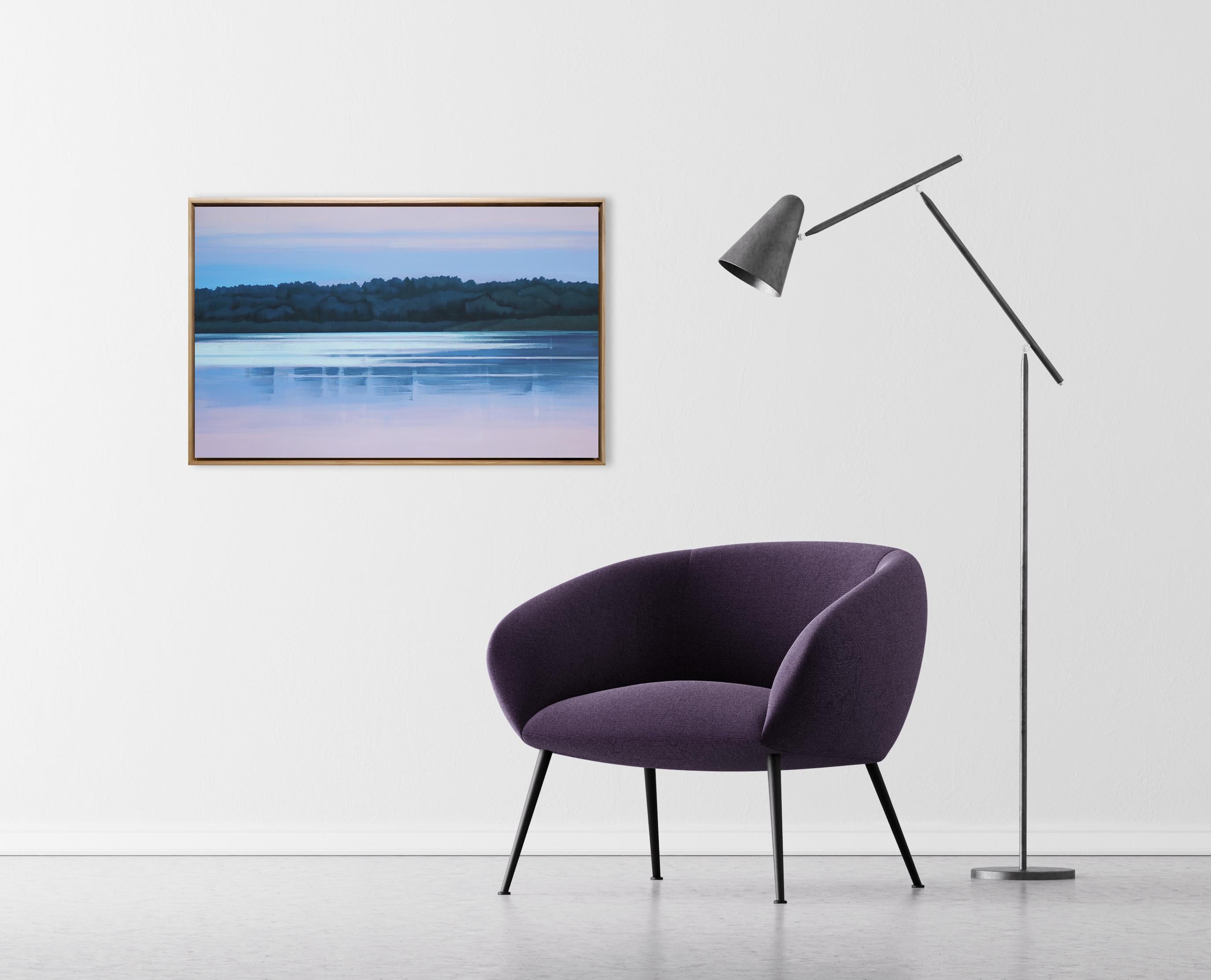 V.I.I.I. - Paysage atmosphérique contemporain,  Peinture - Nature moderne - Contemporain Painting par Grzegorz Wójcik